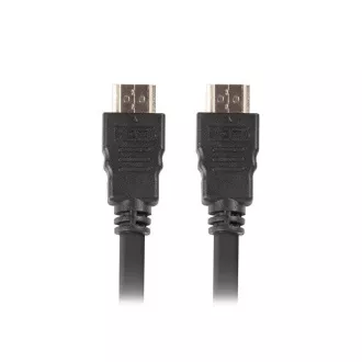 LANBERG Hitri kabel HDMI 1.4   Ethernet, 4K@30Hz, CCS, M/M, dolžina 1 m, črn, pozlačeni konektorji