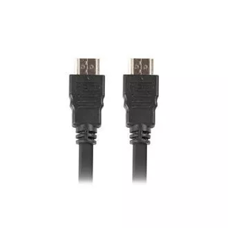 LANBERG Hitri kabel HDMI 1.4   Ethernet, 4K@30Hz, CCS, M/M, dolžina 1 m, črn, pozlačeni konektorji