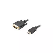 LANBERG Kabel HDMI (M) do DVI-D (M) (18 1) 1,8 m, črn, enozvezni, pozlačeni priključki