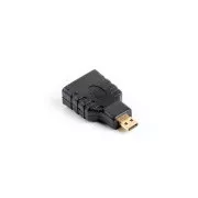 LANBERG reduktor HDMI (F) v HDMI MICRO (M), črn
