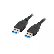 LANBERG USB-A M/M 3.0 kabel 0,5 m, črn