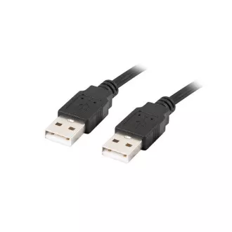 LANBERG USB-A M/M 2.0 kabel 1 m, črn