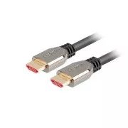 LANBERG Kabel HDMI 2.1 Ultra High Speed, 48 Gb/s, 8K@60Hz, 5K@120Hz, dolžina 1,8 m, črn, pozlačeni priključki