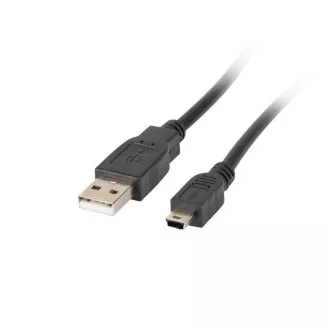 LANBERG Kabel USB MINI (M) do USB-A (M) 2.0 0,3 m, črn (CANON)
