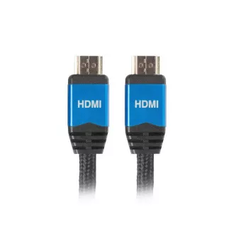 LANBERG HDMI M/M 2.0 kabel 3 m, CU, črn, Premium
