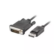 LANBERG Povezovalni kabel DisplayPort 1.2 do DVI-D (24 1), M/M, dolžina 3 m, dvosmerni, črn