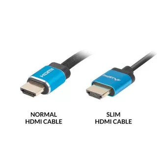 LANBERG Kabel HDMI M/M 2.0 1,8 m 4K črn, tanek