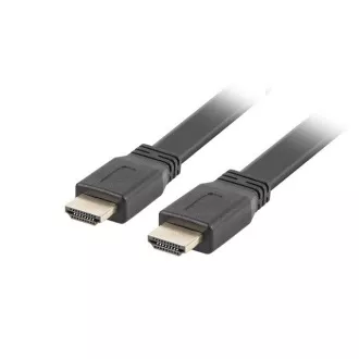 LANBERG HDMI M/M 2.0 ploščati kabel 1 m 4K, črn