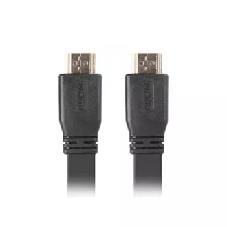 LANBERG HDMI M/M 2.0 ploščati kabel 1 m 4K, črn