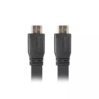 LANBERG HDMI M/M 2.0 ploščati kabel 1 m 4K, črn