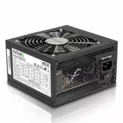 EVOLVEO Pulse 500ATX, napajalnik 500 W, ATX 2.2, 2 × PCIe, aPFC, tihi 120 mm ventilator, 4 × SATA, nepakiran, 3-letna garancija, črn