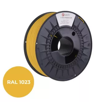 C-TECH tiskarska vrvica PREMIUM LINE ( filament ) , ABS, prometno rumena, RAL1023, 1,75mm, 1kg