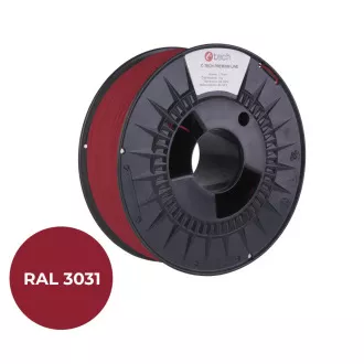 C-TECH tiskarska struna PREMIUM LINE ( filament ) , ABS, orientalsko rdeča, RAL3031, 1,75mm, 1kg
