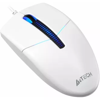 A4tech N-530S, osvetljena pisarniška miška, 1200 DPI, USB, bela A4tech N-530S, osvetljena pisarniška miška, 1200 DPI, USB, bela