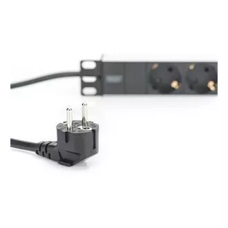 Digitus 1U aluminijasti PDU, 254 mm (10 ") montaža v stojalo, 3x varnostni zatič, 16A, 4000W, 250VAC 50/60 Hz Digitus 1U aluminijasti PDU, 254 mm (10 ") montaža v stojalo, 3x varnostni zatič, 16A, 4000W, 250VAC 50/60 Hz
