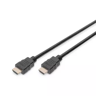 Digitus Hitri priključni kabel HDMI, tip A M/M, 2,0 m, Ultra HD 60p, zlat, bl