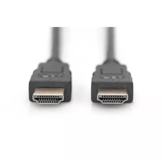 Digitus Hitri priključni kabel HDMI, tip A M/M, 2,0 m, Ultra HD 60p, zlat, bl