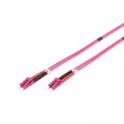 DIGITUS Fiber Optic Patch Cord, LC do LC, Multimode OM4 - 50/125 µ, Duplex dolžina 7 m