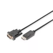 Digitus DisplayPort priključni kabel, DP/M- DVI (24 1)/M 2,0 m