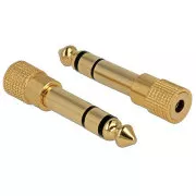 Delock adapter stereo jack 6,35 mm moški do stereo jack 3,5 mm ženski
