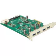 Delock PCI Express kartica x4> 4 x zunanji USB 3.0, (štirikanalni)