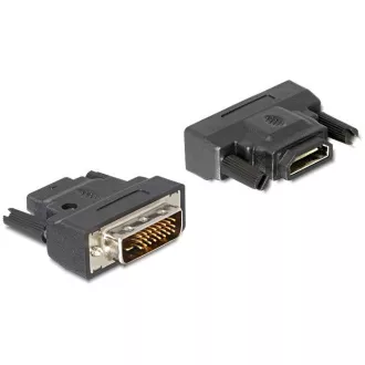 Delock adapter DVI 24 1 moški > HDMI ženski z LED