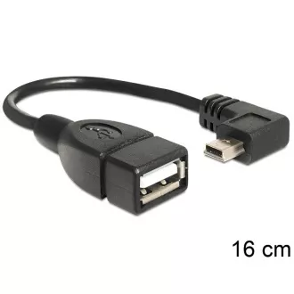 Kabel Delock USB mini moški > USB 2.0-A ženski OTG 16 cm