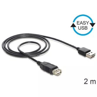 Kabel Delock EASY-USB 2.0-A moški > USB 2.0-A ženski, 2 m podaljšek