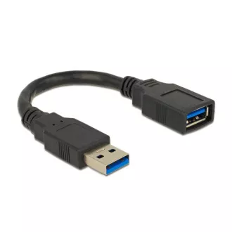 Delock USB 3.0 moški/ženski A/A podaljšek kabla dolžine 15 cm