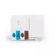 DIGITUS Keystone vtič CAT 5e, neekraniran RJ45 za LSA, bel