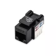 Digitus CAT 6 Keystone Jack, neekraniran RJ45 za LSA, črn