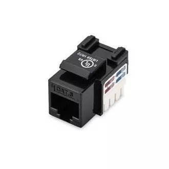 Digitus CAT 6 Keystone Jack, neekraniran RJ45 za LSA, črn