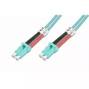 DIGITUS Optični vmesni kabel, od LC do LC, večmodni, OM3, 50/125 µ, dvostranski, dolžina 3 m