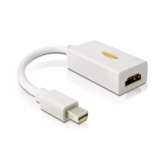 Delock DisplayPort mini (moški) do HDMI A (ženski) adapter, bel