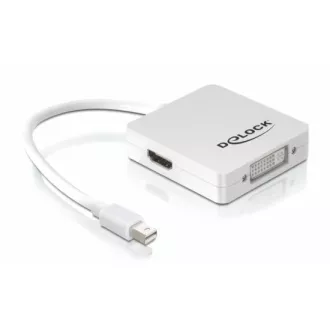 Delock DisplayPort mini (moški) na Displayport / HDMI / DVI 29 pin adapter