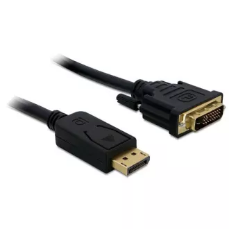 Delock DisplayPort (moški) na DVI 24 1 (moški) kabel, 3 m