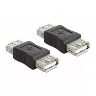 Delock Adapter USB, USB A črna ženska/ženska (priključek) Delock Adapter USB, USB A črna ženska/ženska (priključek)