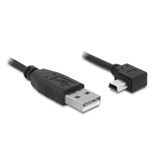 Delock kabel USB 2.0 A-male > USB mini-B 5-pin moški pravokotni, 3 metre