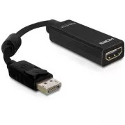 Delock Displayport 20 pin moški > HDMI 19 pin ženski, dolžina 12,5 cm