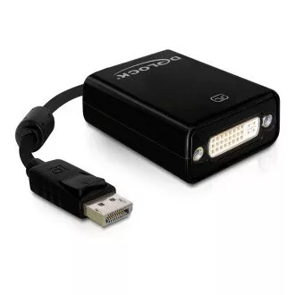 Delock Adapter DisplayPort (moški) za DVI 24 5 (ženski), črn