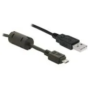 Delock kabel USB 2.0 A moški & micro-USB B moški, feritni, 2 m