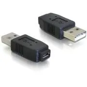 Delock adapter iz micro USB A B (ženski) na USB A (moški)