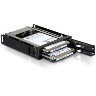 DeLock zamenljiv okvir 3,5" za 2x 2,5" SATA HDD DeLock zamenljiv okvir 3,5" za 2x 2,5" SATA HDD
