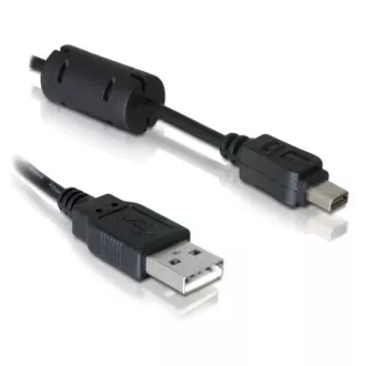 Delock KABEL USB 2.0 mini tip Olympus 12pin dolžina 1m Delock KABEL USB 2.0 mini tip Olympus 12pin dolžina 1m