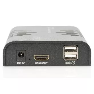 DIGITUS HDMI KVM podaljšek, 120 m, Full HD, 1080p po omrežnem kablu (Cat 5, 5E, 6), DIGITUS HDMI KVM podaljšek, 120 m, Full HD, 1080p po omrežnem kablu (Cat 5, 5E, 6),