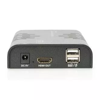 DIGITUS HDMI KVM podaljšek, 120 m, Full HD, 1080p po omrežnem kablu (Cat 5, 5E, 6), DIGITUS HDMI KVM podaljšek, 120 m, Full HD, 1080p po omrežnem kablu (Cat 5, 5E, 6),