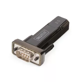 Pretvornik DIGITUS USB 2.0 na serijski vmesnik, DSUB 9M, vključno z. kablom USB A 80 cm Pretvornik DIGITUS USB 2.0 na serijski vmesnik, DSUB 9M, vključno z. kablom USB A 80 cm
