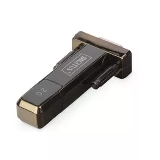 Pretvornik DIGITUS USB 2.0 na serijski vmesnik, DSUB 9M, vključno z. kablom USB A 80 cm Pretvornik DIGITUS USB 2.0 na serijski vmesnik, DSUB 9M, vključno z. kablom USB A 80 cm