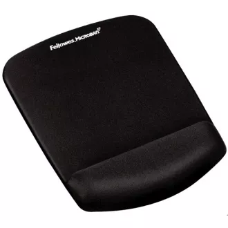 Podloga za miško in zapestje Fellowes PlushTouch črna