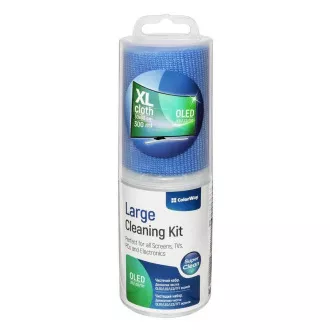 Komplet za čiščenje COLORWAY/ zasloni OLED/ LED/ LCD/ TFT/ 300 ml raztopine/ krpa iz mikrovlaken 30 × 30 cm